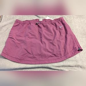 Nike High Rise Nylon Swoosh Skirt Purple Sz: XXL NWT